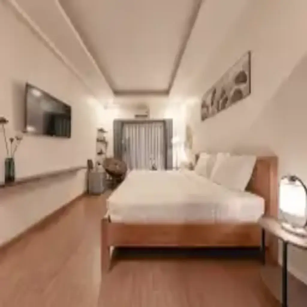 Phòng ngủ khách sạn Dodo Home rộng rãi với nội thất sang trọng tại Hà Nội